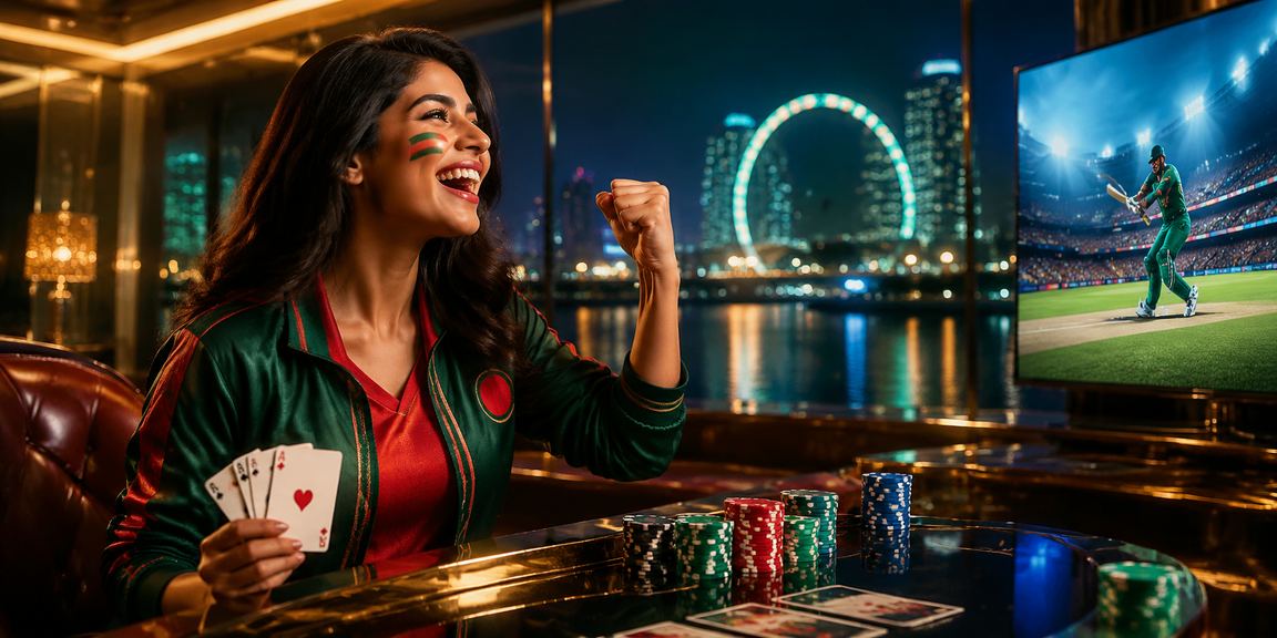 ঢাকায় ক্রিকেট বেটিং উপভোগ করছেন একজন বাংলাদেশি ভক্ত